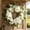 White-Free Size/WH, variant on Artificial Floral Wreath 19.6In Spring Summer Door Wreath Full Lush Flowers Round Greenery Wreath for Front Door Wall Window Entryway Porch Home Wedding Seasonal Decoration Front Door Hanging Decor