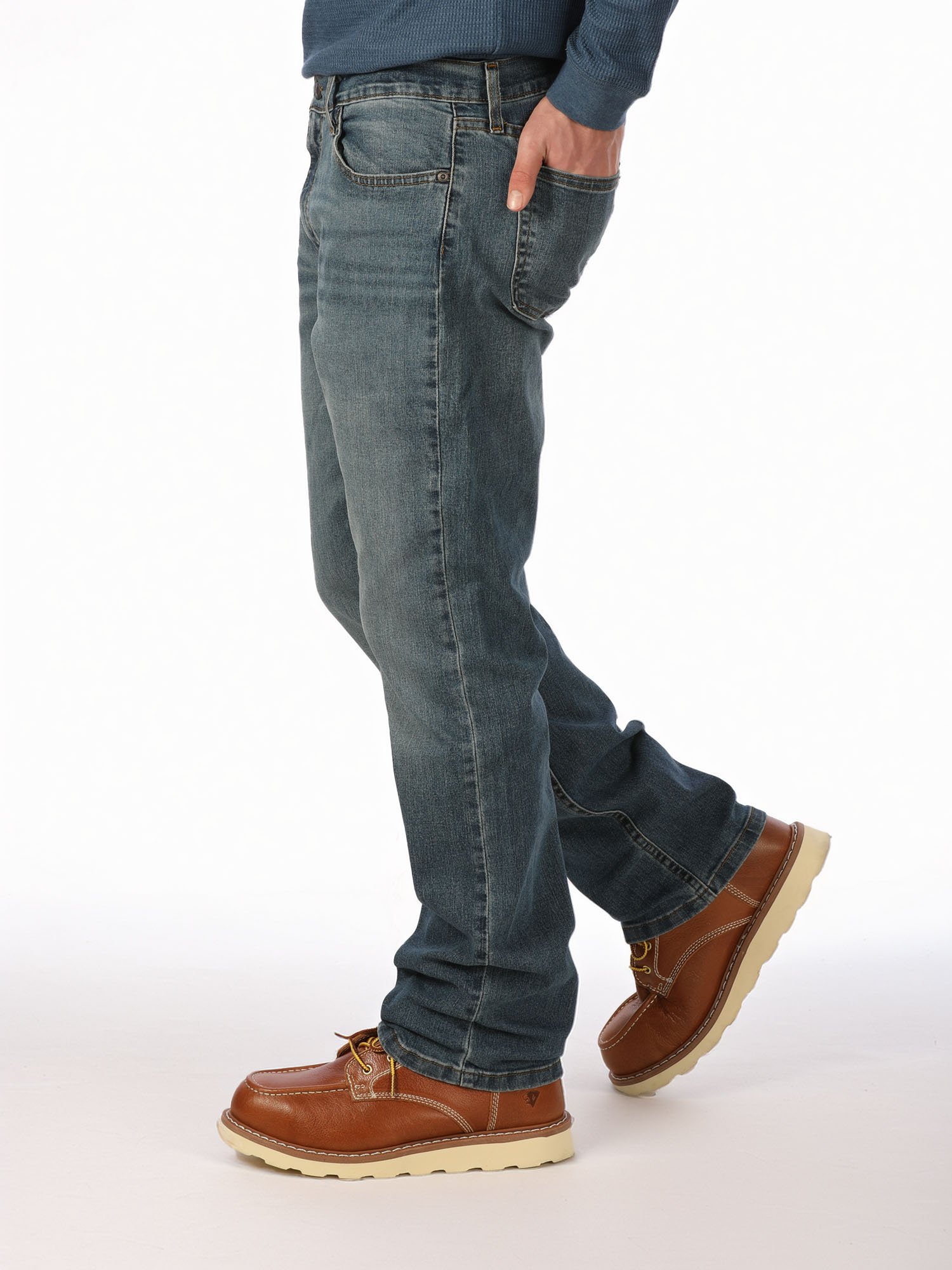 George Men's Slim Fit Bootcut Jeans photo 4