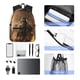 thumbnail image 4 of Easygdp Apocalyptic Skull Soldier Mochila Casual para Portátil, Mochila para Escuela, Viajes, Negocios, 4 of 6