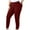 Wine, variant on Spandex Plus Size Leggings Womens Elastic High Waisted Stretch Jeggings Yoga Workout Long Pants Solid Color (4XL, Pink)