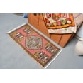 thumbnail image 4 of Turkish Rug, Small Rugs, Vintage Rug, Anatolian Rug, Rugs For Entry, 1.7x3.2 ft Pink Rug, Door Mat Rug, Wool Rug, Gift For Him, 13366, 4 of 10