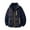 Navy, variant on ZUKMRJPC Men's Puffer Jackets Full Zip Solid Color Stand Collar Quilted Coats Fall Winter Thick Warm Padded Jacket with Zipper Pockets