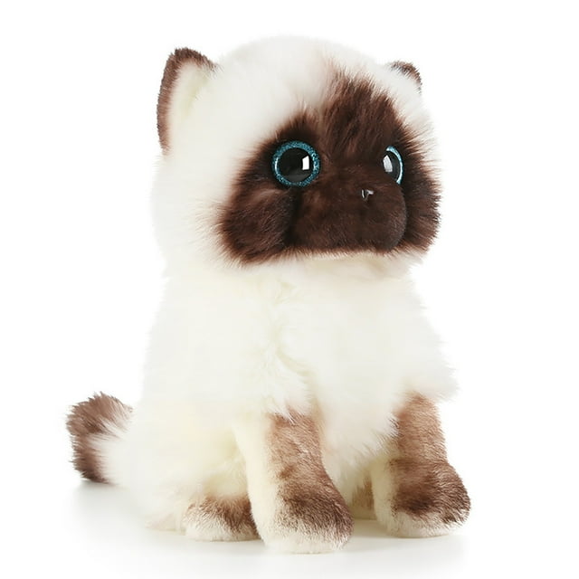 Plush Siamese Cat dolls Stuffed Animals Toys Siamese Cat Cute Sequins