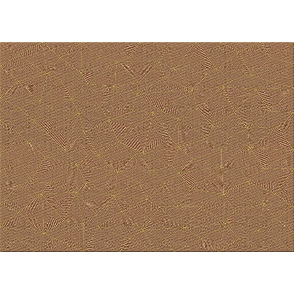 Ahgly Company Indoor Rectangle Patterned Sienna Brown Area Rugs, 6' x 9'