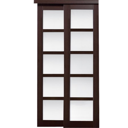 Erias Home Designs Baldarassario 2 Panel Painted Sliding Interior ... Erias Home Designs Baldarassario 2 Panel Painted Sliding Interior ...