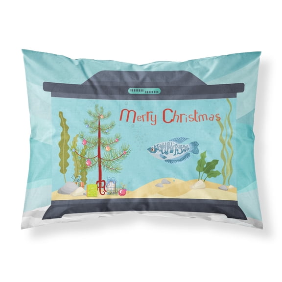 Opaline Gourami Merry Christmas Fabric Standard Pillowcase CK4529PILLOWCASE