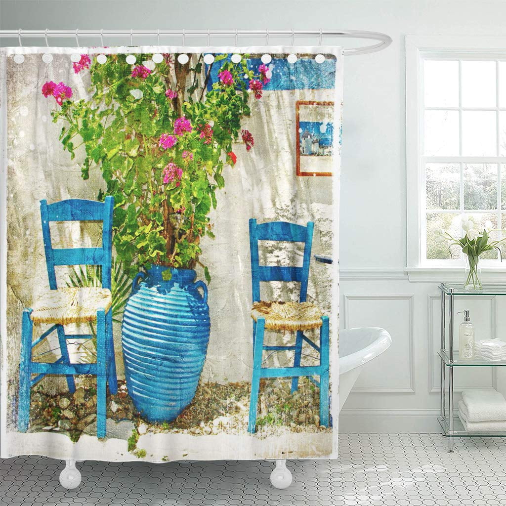 KSADK Street Traditional Greece Retro Santorini Wall Paint Hydra