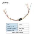 thumbnail image 3 of Uxcell 20PCS SM 6Pin Connector Male to Female Plug Electrical Wire 2.54mm Pitch 20CM Terminal Connector Cable, 3 of 5