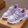 thumbnail image 4 of Girls Soft Sole Sneakers, Laser Reflective Mesh Lightweight Breathable Non-slip Walking Shoes, 4 of 4