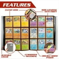 thumbnail image 4 of Monster 9 Pocket Trading Card XL Binder - Holofoil Red Album, Anti-Theft & Drop TCG Protection w Side Loading Padded Pockets, Double Sided, Holds 720 Cards, For Sports, Gaming, Kpop, 4 of 5