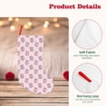 thumbnail image 4 of KLL Pink Disco Ball for 18" Christmas Stocking Snowman Xmas Stocking Holiday Christmas Decoration Gifts for Family Kids, 4 of 8