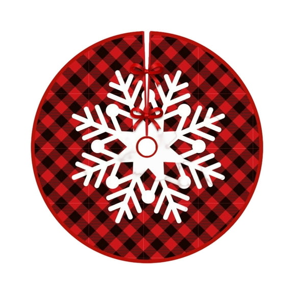 Bwiyojiz Home Decor Christmas Decorations Decoration 90cm Tree Skirt, Gifts for Friend, Red