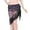 ZB—Purple—Skirt, variant on Sequin Skirt for Women Glitter Mermaid Mini Skirts Sparkly Belly Dance Hip Scarf Music Party Rave Wrap Skirt
