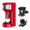 Red, variant on Coffee Maker, 2 in 1 Single Serve Brewer for K Pod & Ground Coffee, 90s Rapid Brew 6 to 14oz Capacities with Auto Shut Off, Small Compact Design for Home Office Travel Camping-Green