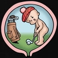 thumbnail image 2 of CafePress - On The Front Nine Maternity Dark T Shirt - Maternity Dark T-Shirt, 2 of 3