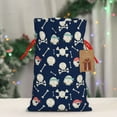 thumbnail image 5 of Xecao Pirate Skulls 1 Print Burlap Gift Bags with Drawstring and Gift Tags, Gift Bags, Burlap Bags, Jute Bags for Party, Christmas, DIY Craft Bags-Medium, 5 of 9