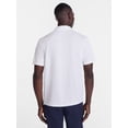thumbnail image 3 of George Men's and Big Men's Double Knit Polo Shirt with Short Sleeves, Sizes S-5XB, 3 of 5