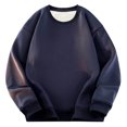 thumbnail image 2 of COSFO Casual Sweatshirts for Men Long Sleeve Crew Neck Solid Tops Pullover Loose Sweatshirts, 2 of 4
