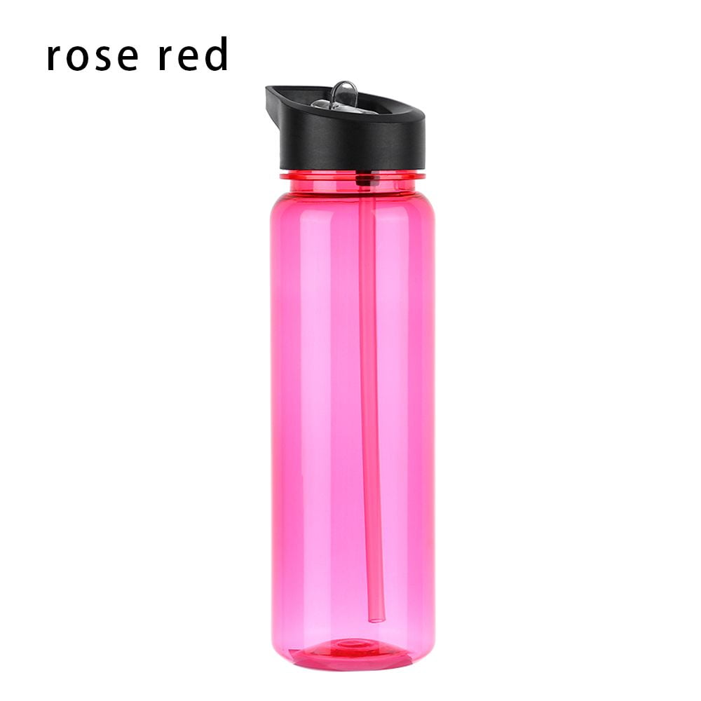 Kodrine Water Bottle with Soft Straw and Carry Loop, 32 oz Glass Water  Bottle with Locking Lid, Clear Water Bottles Sports, Drinking Bottle for  Travel Home Gym, Leakproof(Rose Red) - Yahoo Shopping