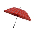 thumbnail image 1 of Paraguas De Golf La Merced Manual Plegable Semiautomático Escocés Rojo, 1 of 3
