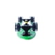 thumbnail image 3 of Patineta semiprofesional minicruiser tipo penny con deck verde, trucks negros y ruedas negras transparentes Display Penny minicruiser, 3 of 4