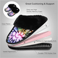thumbnail image 4 of Barerun Winter Fuzzy House Slippers Plush Faux Fur Fluffy Flats Slippers Warm Memory Foam Slide Shoes for Women, 4 of 7