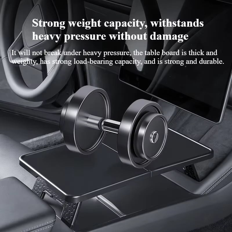 For Tesla Model 3/3 Highland Model Y/Y Juniper 2025 Center Console Table Tray Drink Food Table Desk Plate Board Holder Storage