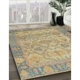 thumbnail image 3 of Ahgly Company Machine Washable Indoor Rectangle Abstract Dark Almond Brown Area Rugs, 8' x 12', 3 of 7