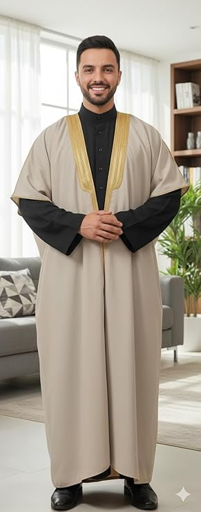 Men's Abaya (Bisht) - Cloak Arab Dress