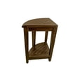thumbnail image 4 of Oasis FULLY ASSEMBLED Teak Corner Shower Bench With Shelf- Shower Sitting, Storage, Saving Foot Rest, 4 of 5