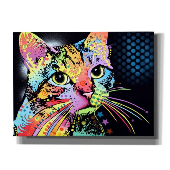 Epic Graffiti 'Catillac New' by Dean Russo, Giclee Canvas Wall Art, 54"x40"