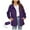 Purple, variant on Feancey Rain Jacket Women Waterproof Windbreaker Lightweight Rain Jackets with Pockets Packable Raincoats for Women with Hood Army Green XL