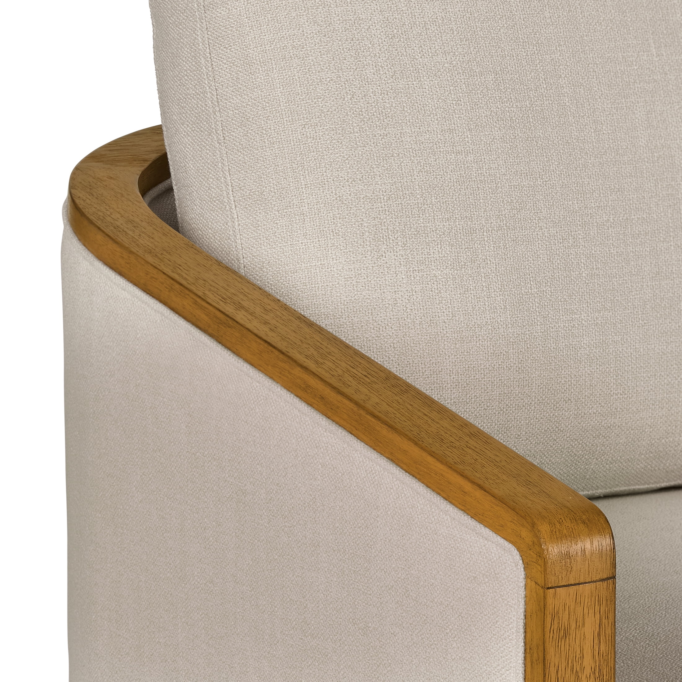 Better Homes & Gardens Windsor Swivel Accent Chair, Cream