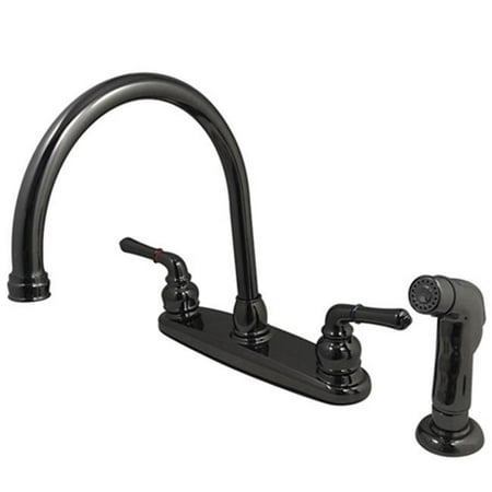 Kingston Brass Water Onyx Widespread Bathroom Faucet - Luxury Bath