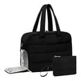 thumbnail image 2 of Women's Insulated Lunch Bag with Laptop Compartment for Work - 2-in-1 Large Tote Bag with Shoulder Strap, Fits 17 Inch Computer and Meal Prep Containers, 2 of 7
