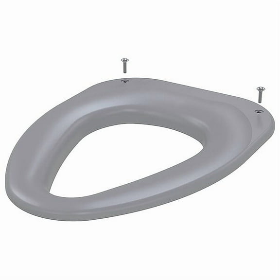 Bestcare Toilet Seat Without Cover, Plastic, Elongated, Gray WH-LRSC-Gray