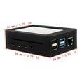 thumbnail image 3 of Aluminum Alloy 3.5 inch Display Case with LCD Screen Fit for Raspberry Pi 4B, 3 of 11