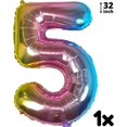 thumbnail image 3 of Unicorn Birthday Decorations for Girls Set - Number 5 Balloon Pink Gradient, Unicorn Balloons, Unicorn Party Decorations, Unicorn Party Supplies 5th B, 3 of 4
