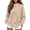 *Beige, variant on Binmer Women's Mock Neck Long Sleeve Sweatshirt, Casual Loose Side Split Pocket Solid Pullover Tops ,L