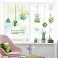thumbnail image 4 of Hanging Geometric Plant Wall Decals Succulent Pot Wall Stickers Removable Art Murals for Bedroom Living Room Offices Classroom Decoration$$Tools, 4 of 7