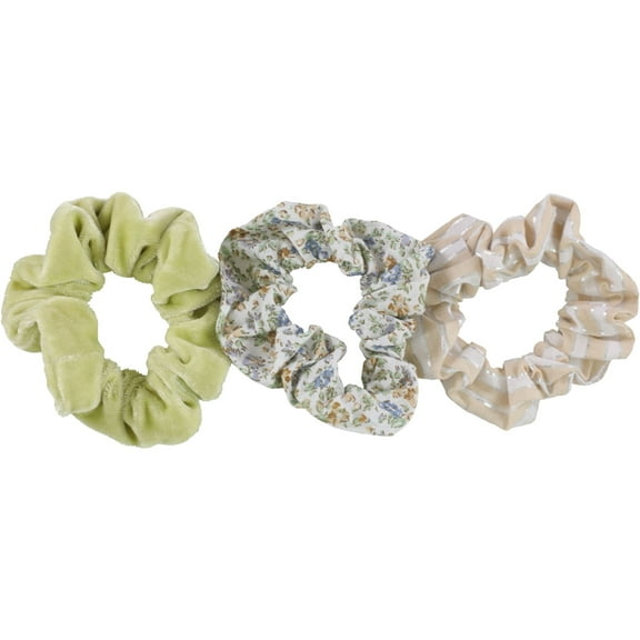 American Eagle Womens 3-Pack Multi Hair Scrunchie, Multicoloured