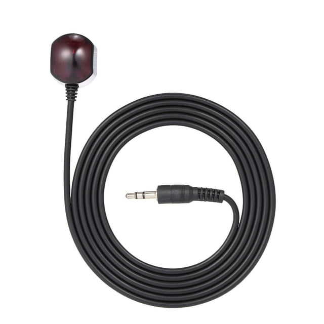 Graflsoa Câble d'Extension Récepteur Infrarouge CHD18, Longueur 1,5m, Compatible avec Décodeur, DVD de Voiture, Systèmes Audio, Fréquence 38KHz, Portée 10-15m, Prise 3,5mm, Noir