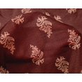thumbnail image 4 of oneOone Silk Tabby Fabric Leaves & Floral Block Print Sewing Fabric BTY 42 Inch Wide, 4 of 4