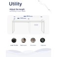 thumbnail image 4 of Expandable Cabinet Shelf Organizer Riser for Kitchen Pantry Cupboard Under Sink Countertop Home Storage Organization Rack Space Saver Freestanding Heavy Duty Nonslip Stackable White Large, 4 of 7