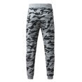 thumbnail image 4 of Vedolay Mens Pants Men's Multi Pocket Slim Cargo Pants Work Trousers Outdoor Casual Straight Fit pants,Gray M, 4 of 5