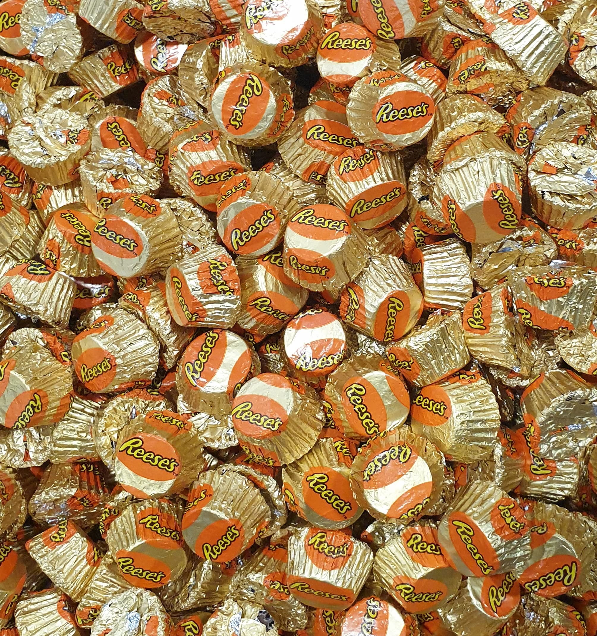 Mini Peanut Butter Cups - 4 Pound Bag - Bulk Chocolate - Individually Wrapped Chocolates - Queen Jax - Reeses Peanut Butter Cups Mini - Miniature Reese's PB cups