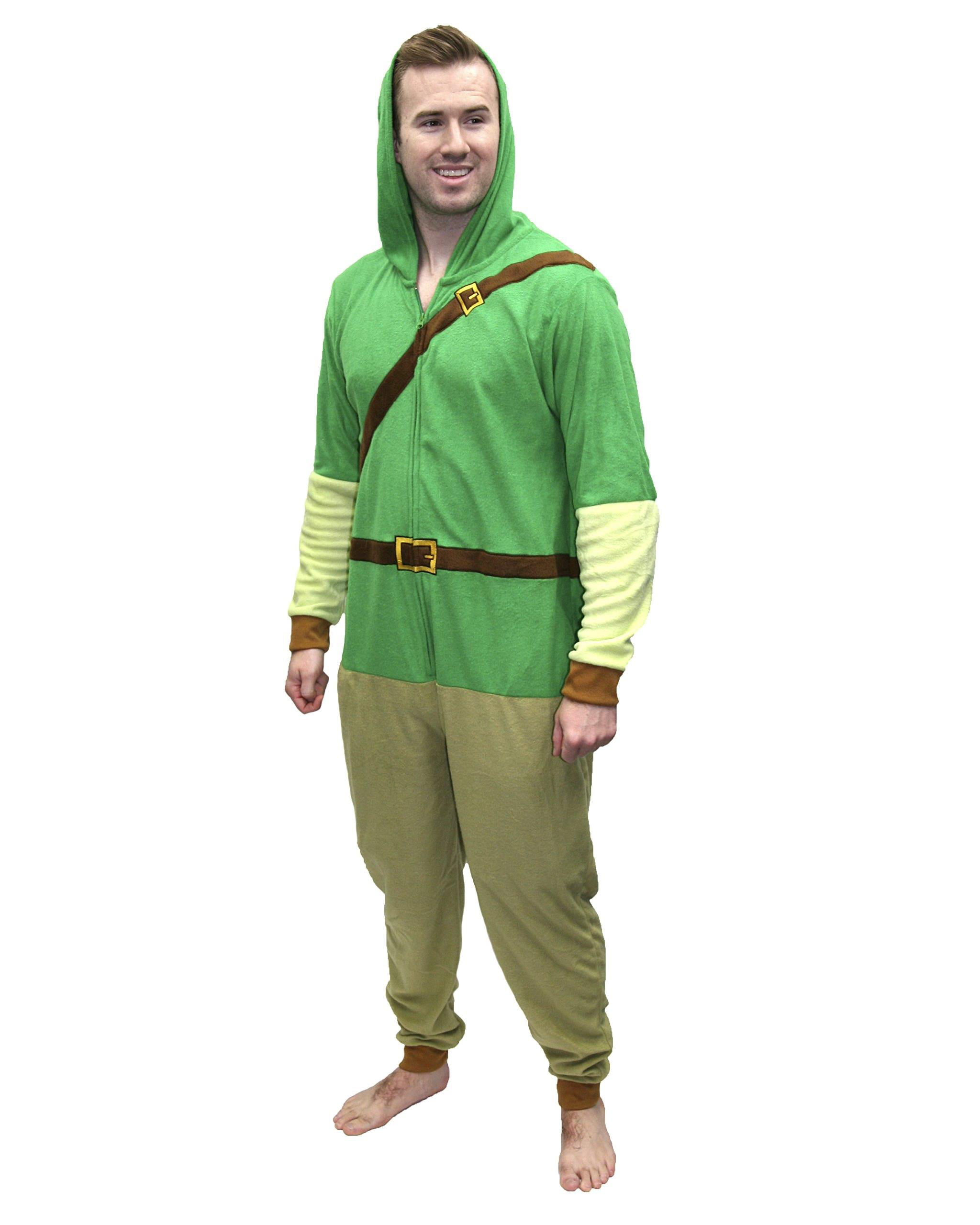 The Legend Of Zelda Boys Pajamas Link Costume Union Suit