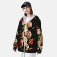thumbnail image 3 of Kdxio Sushi Print Women Men Sun Protection UPF 50+ Jackets Zip Up Long Sleeve Hoodie Hiking Lightweight with Pockets, 3 of 7