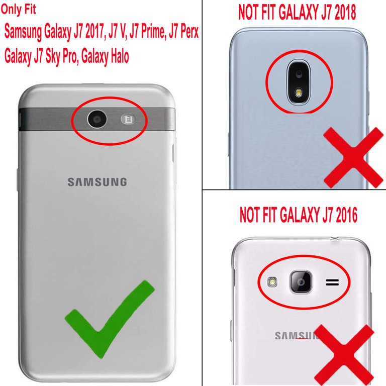 Samsung Galaxy J7 Prime Case, Galaxy J7V Case, Dual Layers And