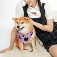 thumbnail image 3 of Goofa Cute Halloween Pattern Pet Scarf Bandana - Adjustable and Comfortable,Dog Scarf Bib Kerchief Breedfor Dogs and Cats-Small, 3 of 8